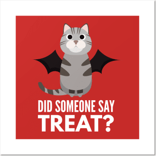 American Shorthair Halloween Trick or Treat Posters and Art